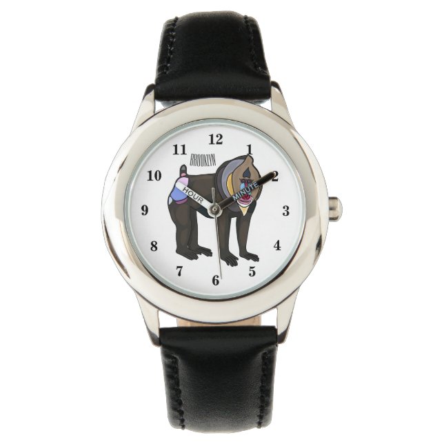 Obligatorisk illustration av tecknaden armbandsur (Framsida)