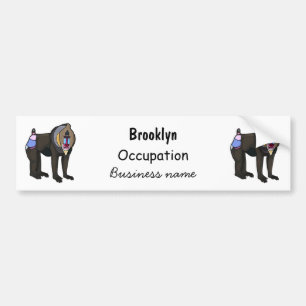 Obligatorisk illustration av tecknaden bildekal