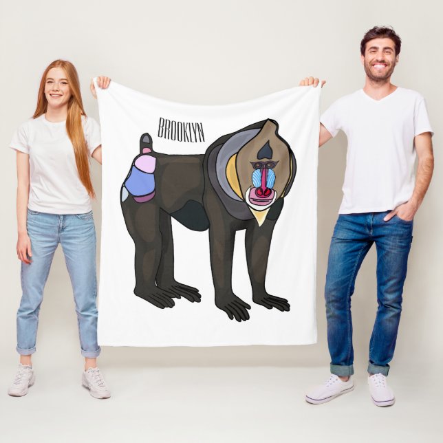 Obligatorisk illustration av tecknaden fleecefilt (På plats)