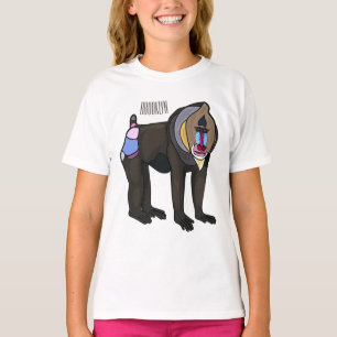 Obligatorisk illustration av tecknaden t shirt