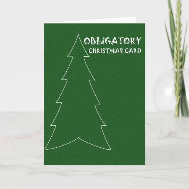 Obligatoriskt julkort helgkort (Framsida)