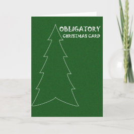 Obligatoriskt julkort helgkort