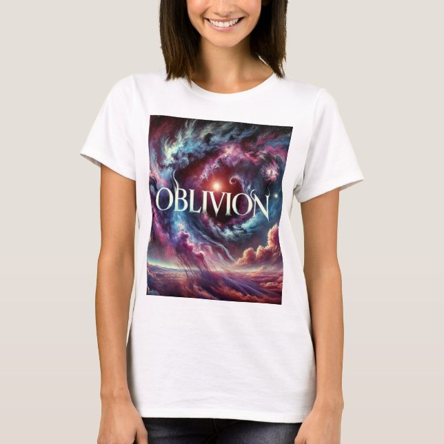 Oblivion Cosmic Galaxy T-Shirt (Framsida)