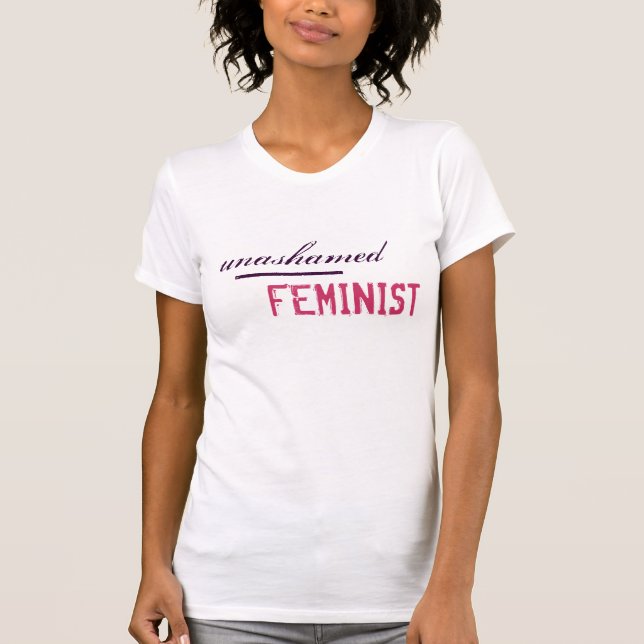 OBLYG FEMINISTISK utslagsplats T-shirt (Framsida)