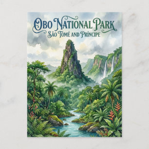 Obo nationalpark São Tomé och Príncipe Vykort
