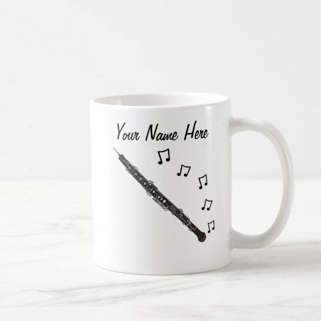 Oboe Anpassningsbar Mugg Oboist Woodwind Musician  (Höger)