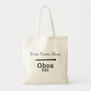 Oboe Bag Oboist Player med namn Dubbla Reed Tygkasse