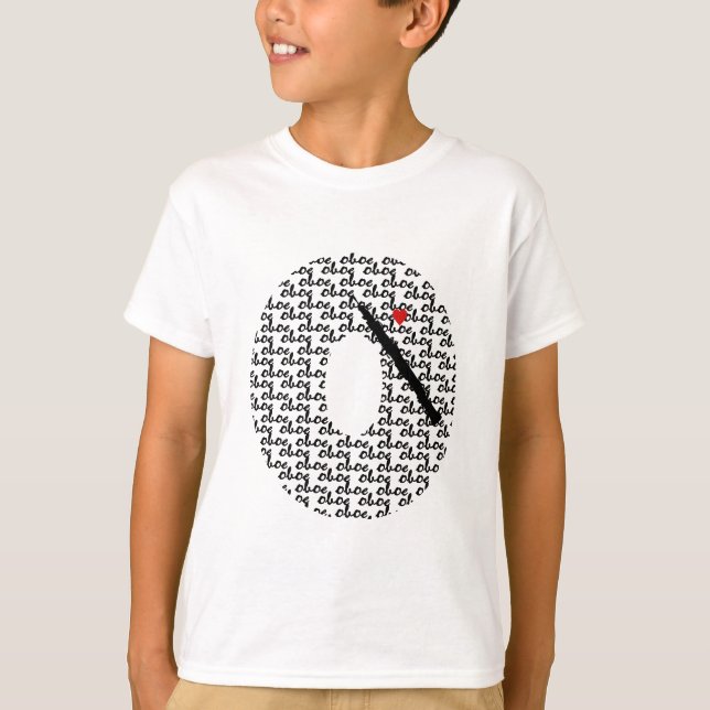 Oboe Brev O T-shirt (Framsida)