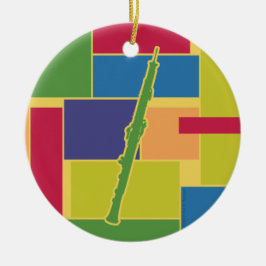 Oboe Colorblocks-ornament Julgransprydnad Keramik