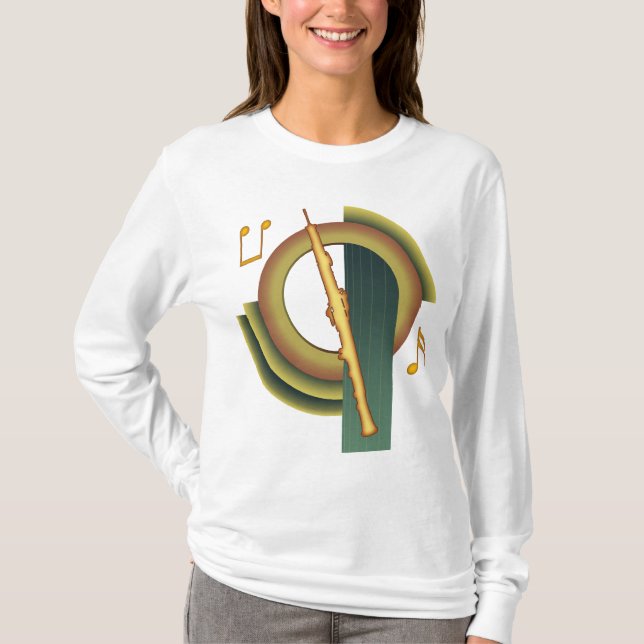 Oboe Deco T Shirt (Framsida)