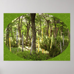 Oboe Forest Poster
