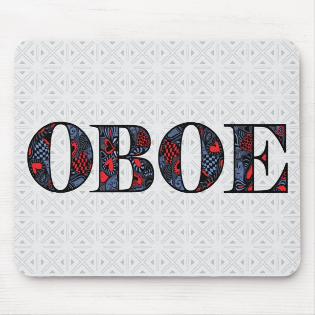 Oboe Heart-text Musmatta (Framsidan)