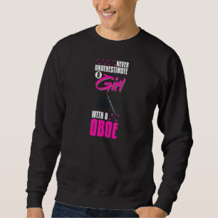 Oboe Instrument Music Player Beginner Lesson Obois Lång Ärmad Tröja
