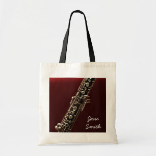 Oboe Instrument personlig namn musiklektion Tygkasse