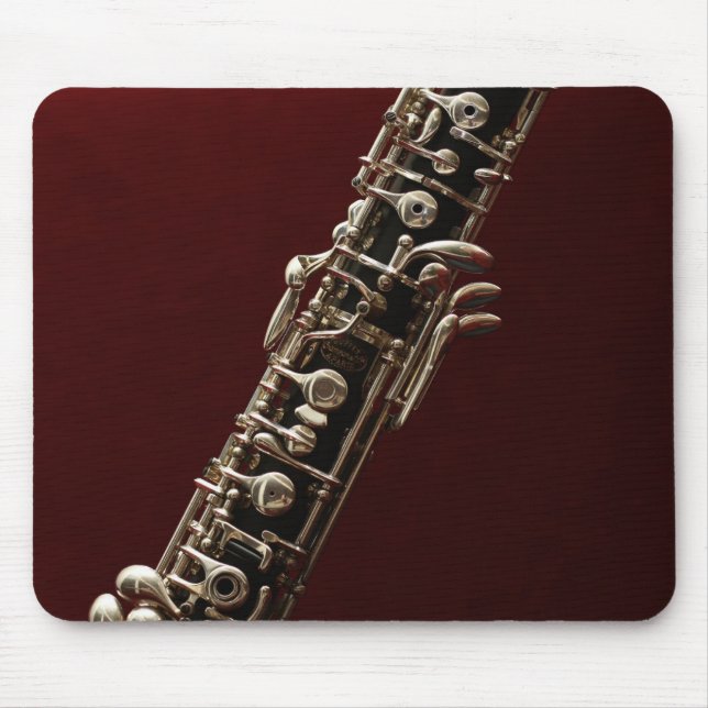 Oboe klassisk musiksvindlinstrument musmatta (Framsidan)