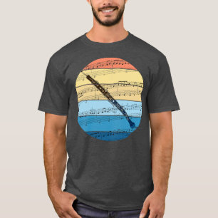 Oboe Music Notation Oboist Woodwind Musician T Shirt