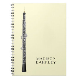 Oboe Musician Music Teacher Anteckningsbok