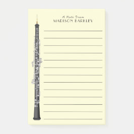 Oboe Musician Music Teacher Post-it Block