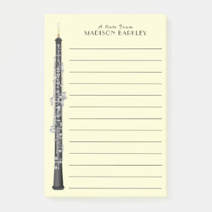 Oboe Musician Music Teacher Post-it Block