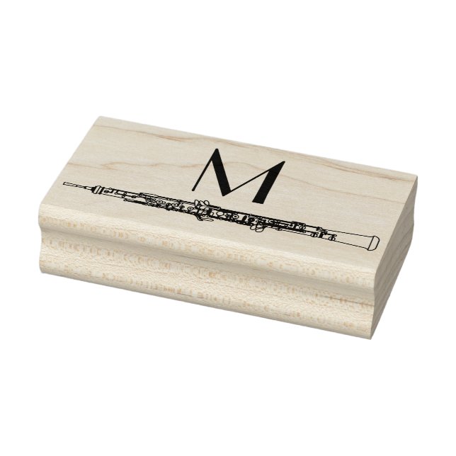 Oboe Musician Music Teacher Stämpel (Stämpel)