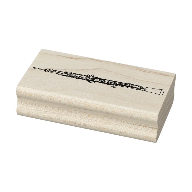 Oboe Musician Music Teacher Stämpel (Stämpel)
