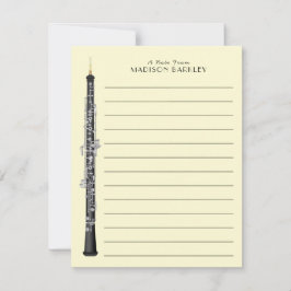 Oboe Musician Music Teacher Tack Kort