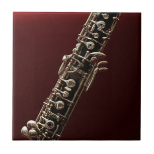 Oboe musikinstrument kakelplatta