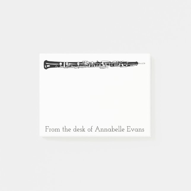 Oboe personalize post-it block (Framsida)