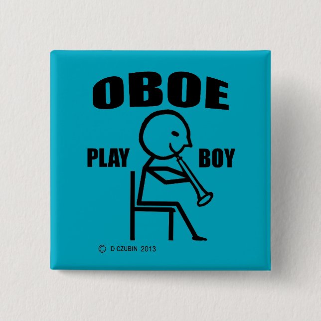 Oboe Play Boy Knapp (Framsida)