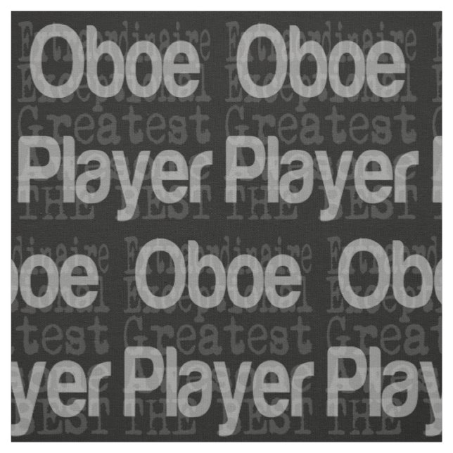 Oboe Player Extraordinaire Tyg (Provkarta)