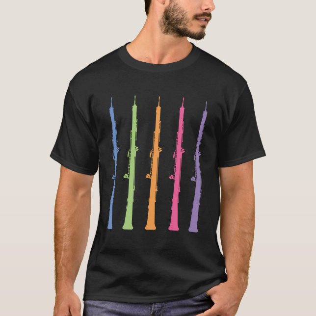 Oboe Player Music Hoodie Oboist Gift T Shirt (Framsida)