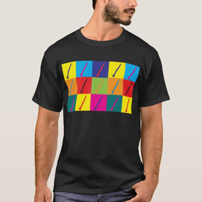 Oboe popkonst tee shirt (Framsida)
