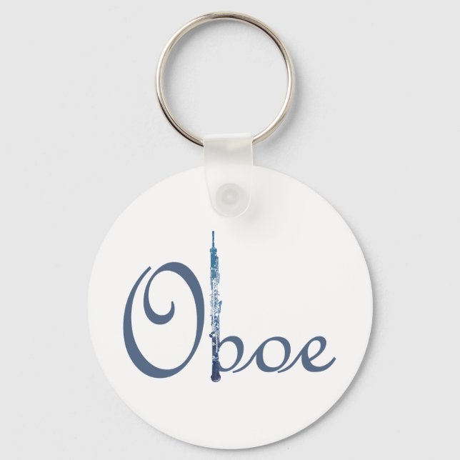 Oboe Script Nyckelring (Framsida)
