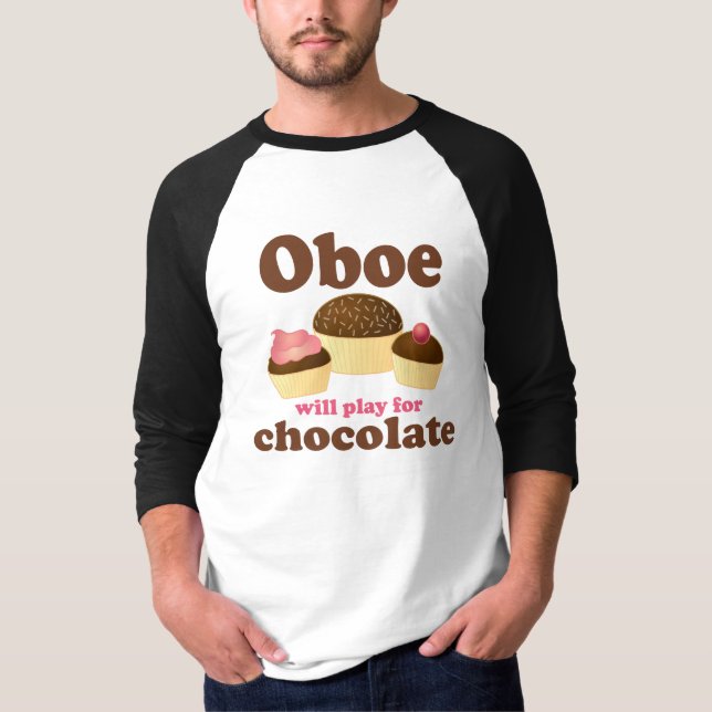 Oboe ska lek för choklad tee (Framsida)