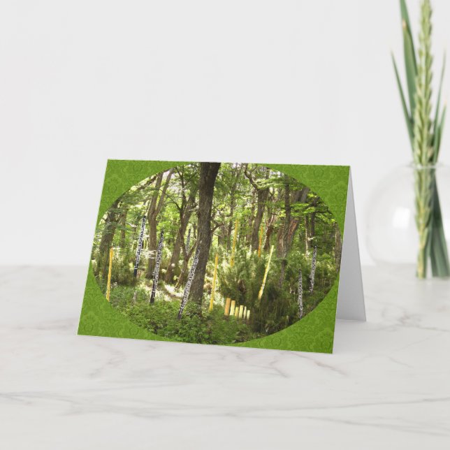 Oboe skog kort (Framsida)