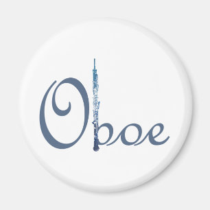 Oboe skrivar magnet