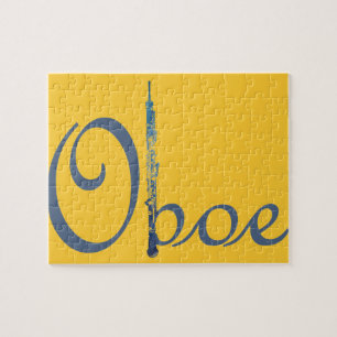 Oboe skrivar pussel