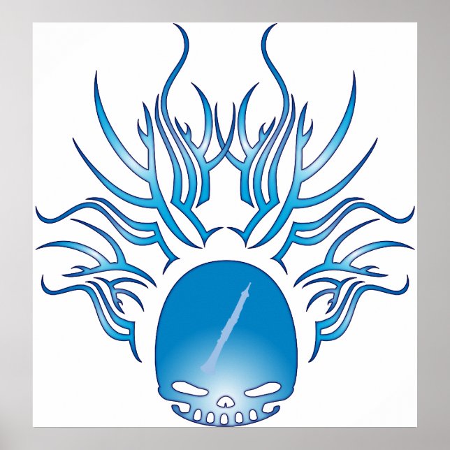 Oboe Skull Poster (Framsidan)