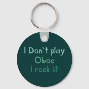 Oboe sten det Keychain Nyckelring