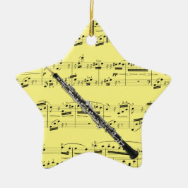 Oboe - välj din färg julgransprydnad keramik