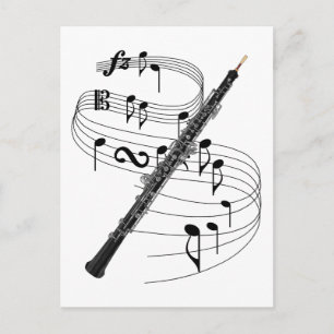 Oboe Vykort