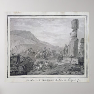 Öbor & monument av påskön, 1786 poster