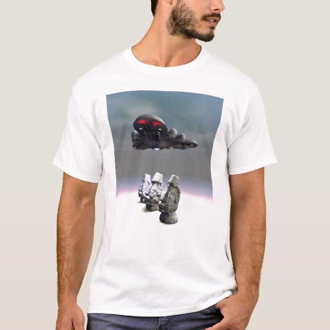 Öborna vid påsk och UFO T-Shirt (Framsida)