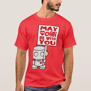 OBOT Leksak Robot kan få Chibi att vara med dig T Shirt