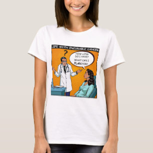 Oboterbar cancerpatient överväldigad av diagnos t shirt
