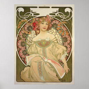 Obraz 1897 av Alfons Mucha - Poster