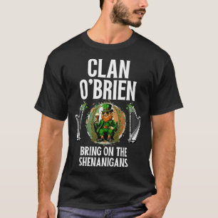 OBrien Clan St Patricks Day Ireland Family Name Pa T Shirt