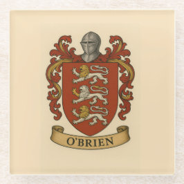 O'Brien Coat of Arms Glass Coaster