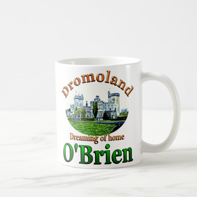 O'Brien Dreaming of Home Dromoland Castle Ireland Kaffemugg (Höger)