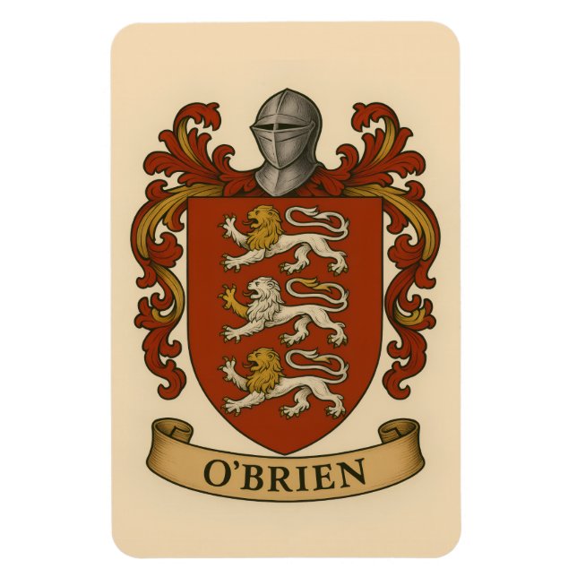 O'Brien Familjevapen Magnet (Vertikal)